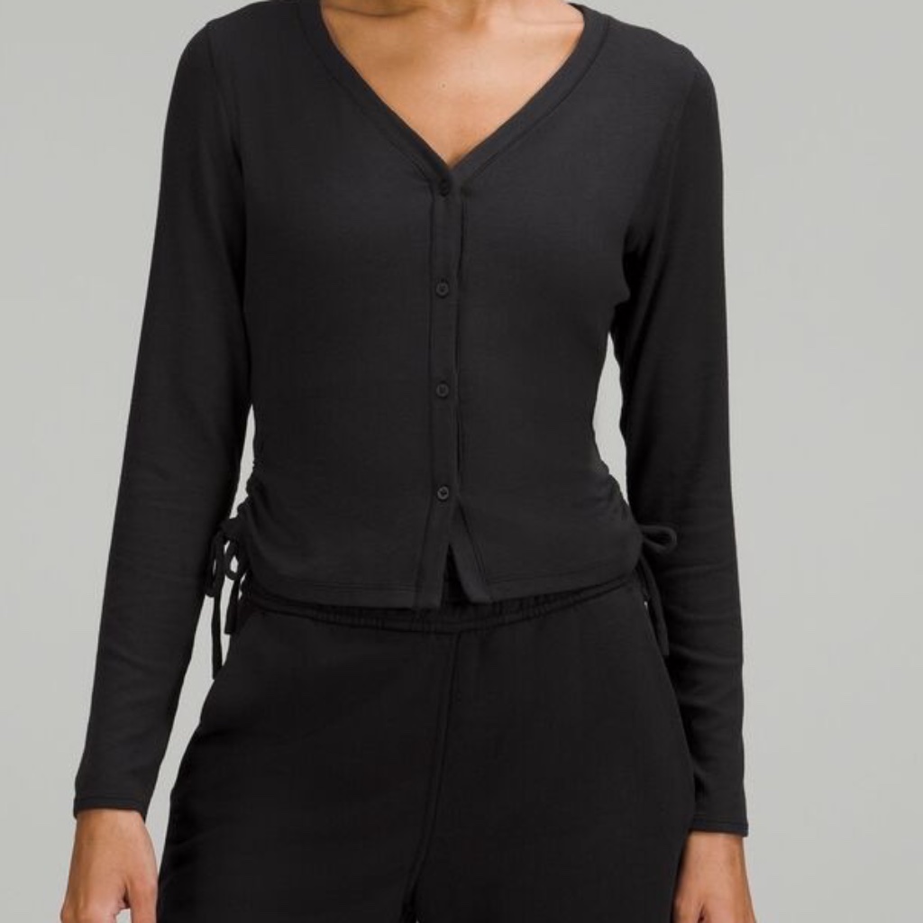 Lululemon Athletica Black Long Sleeve Blouse